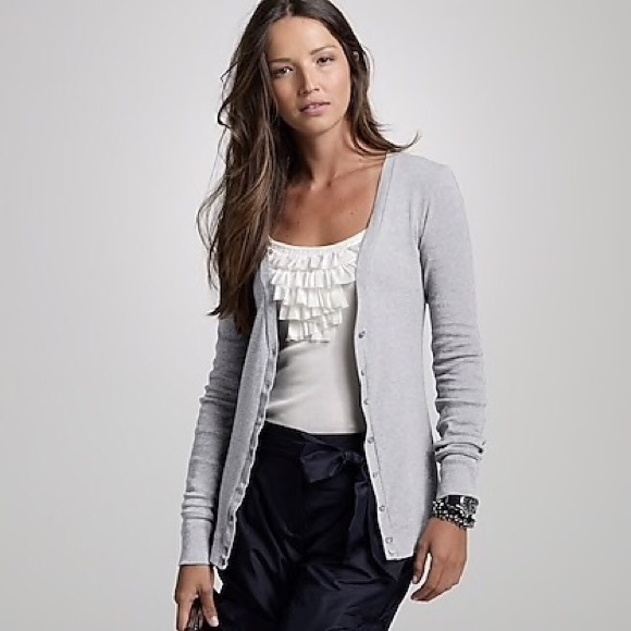 J. Crew Sweaters - J Crew | Perfect Fit Cardigan in Heather Grey